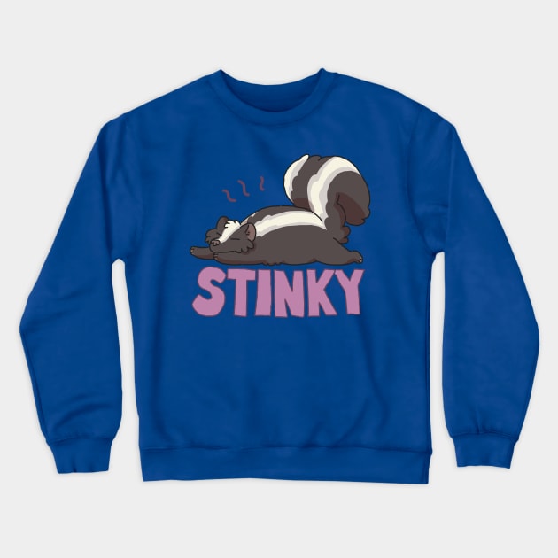 Stinky Skunk Crewneck Sweatshirt by goccart